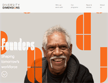 Tablet Screenshot of diversity-dimensions.com.au